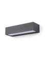 Luminara sleek outdoor wall light — studio white