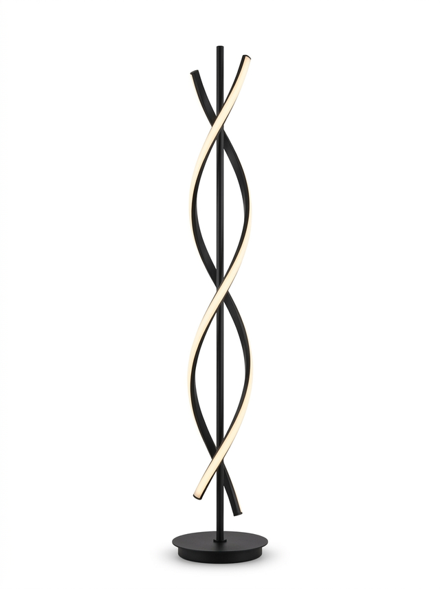 KadeLight modern arc floor lamp — studio white