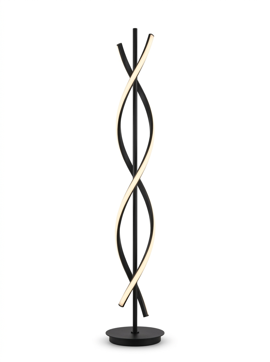 KadeLight modern arc floor lamp — studio white