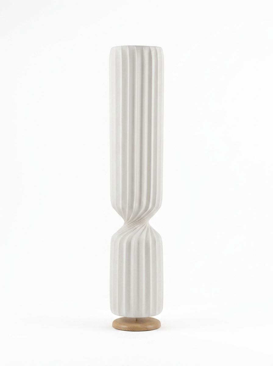 EiraStone modern floor lamp — studio white