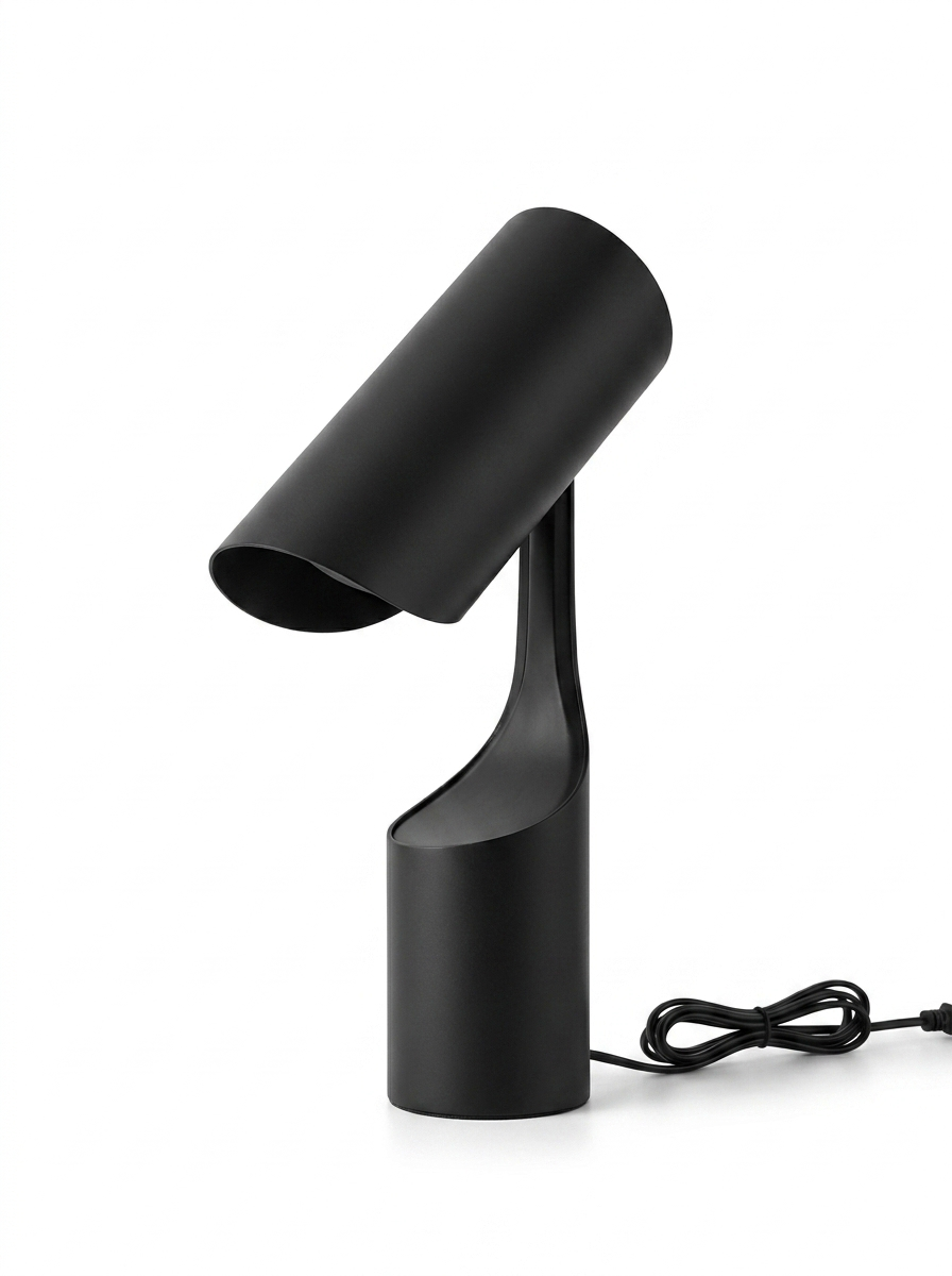Nordic Elegance adjustable LED desk lamp — studio white