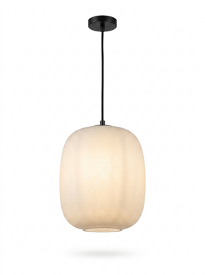 Waterproof outdoor hanging pendant light — studio white