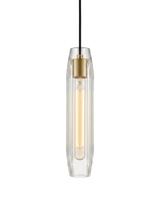 Modern camellia crystal pendant light — studio white