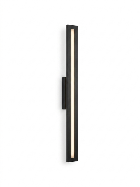 Waterproof modern LED long strip outdoor wall light — studio white
