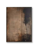 Wabi sabi abstract canvas print — studio white