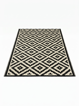 Reversible waterproof outdoor mat — studio white