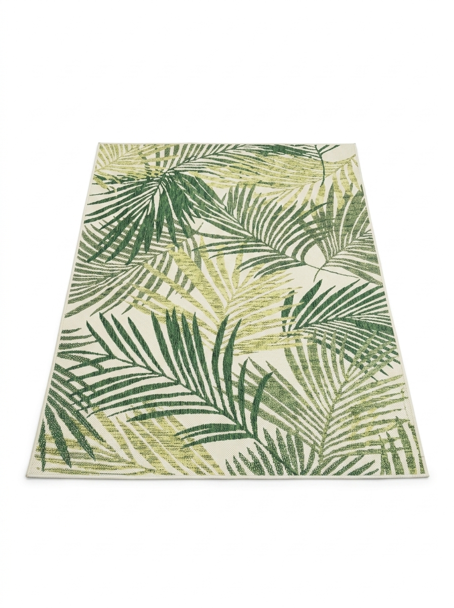 Soft anti-slip outdoor carpet area rug — studio white