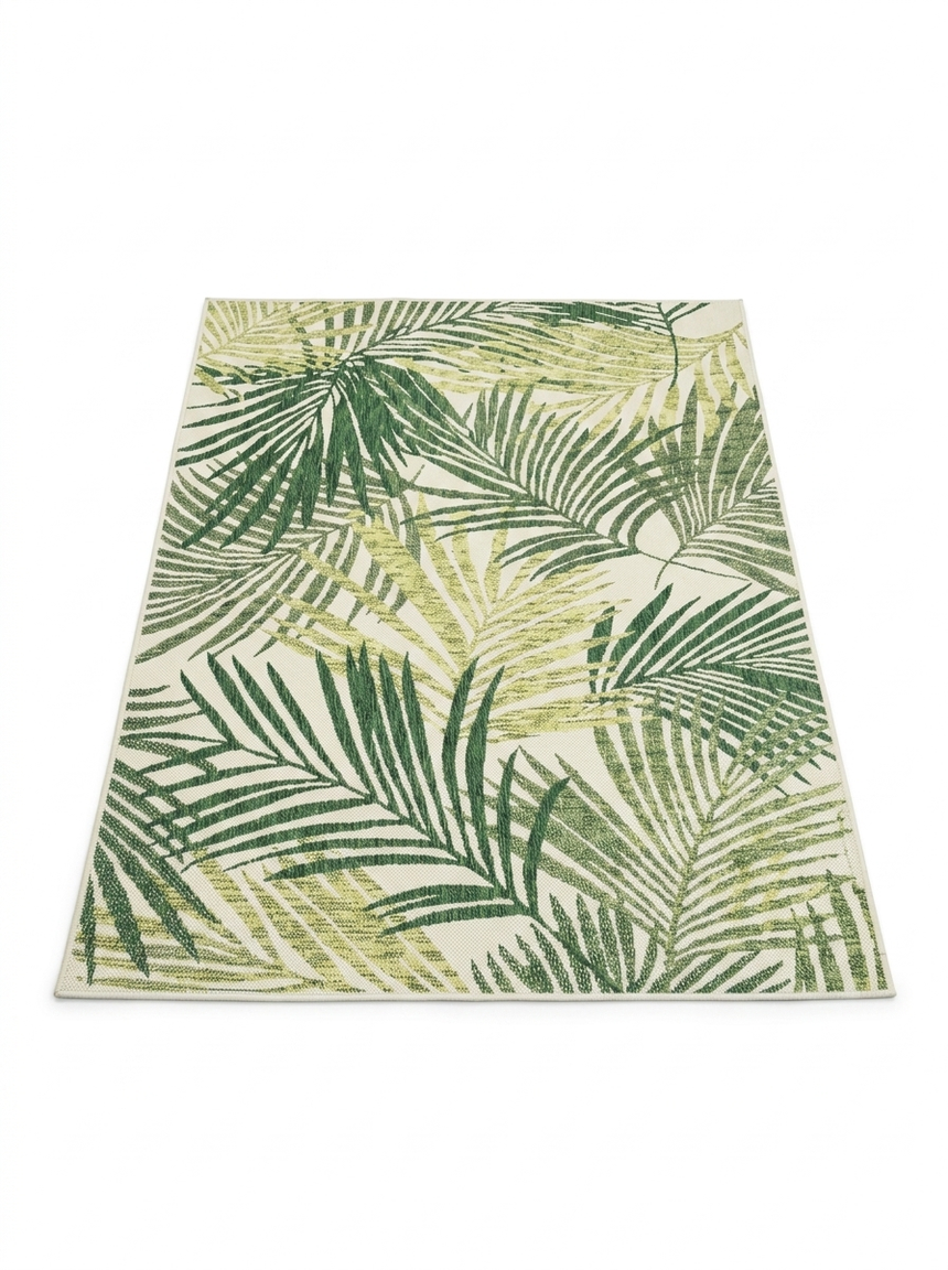 Soft anti-slip outdoor carpet area rug — studio white