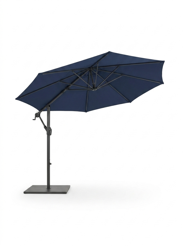 10ft cantilever patio umbrella — studio white
