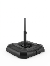 Heavy-duty patio umbrella base — studio white