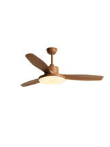 Scandinavian Reversible Ceiling Fan with LED Light — studio white
