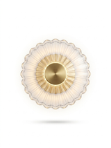 LED Bauhaus Glass Wall Lamp — studio white