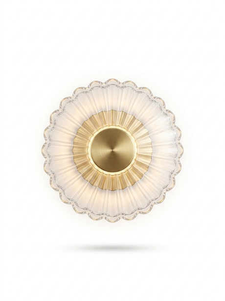LED Bauhaus Glass Wall Lamp — studio white