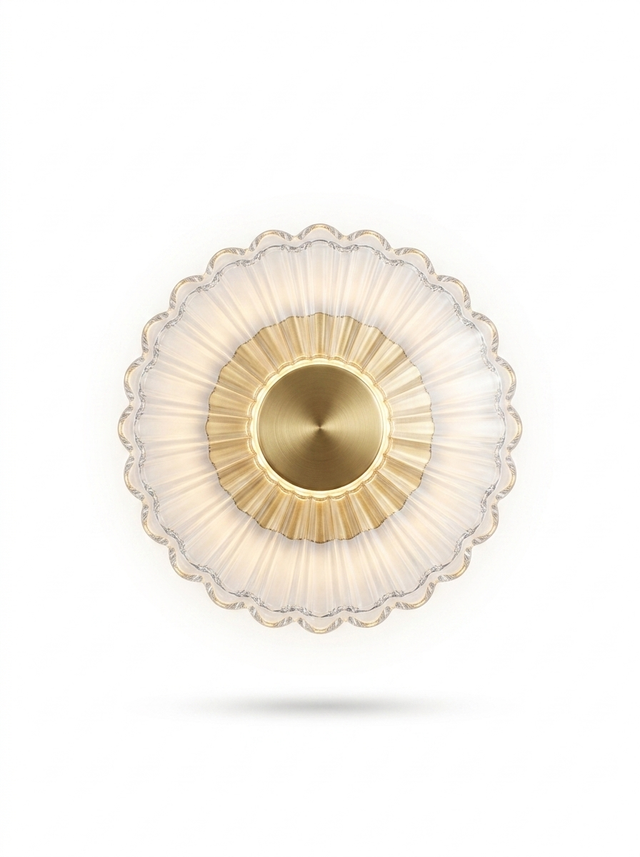 LED Bauhaus Glass Wall Lamp — studio white