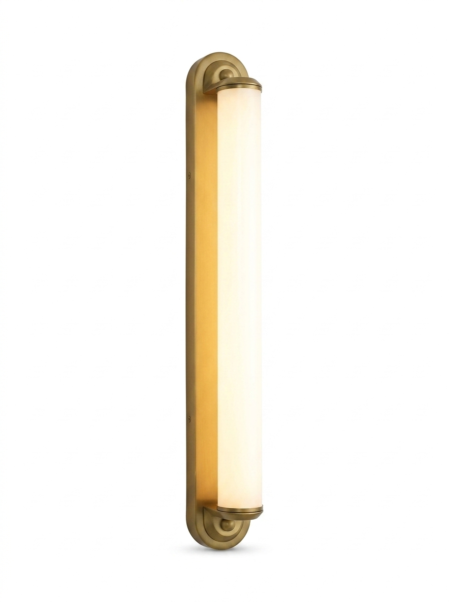 Modern LED Wall Sconce Dimmable Tube Design — studio white