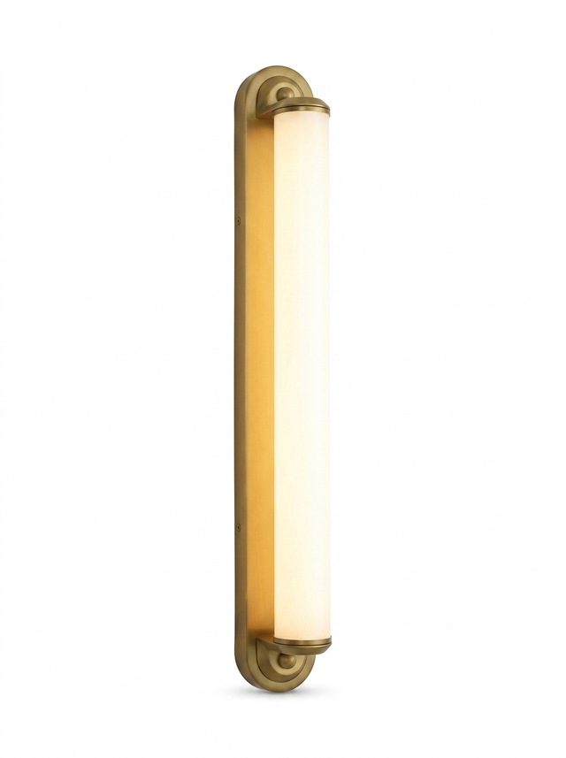 Modern LED Wall Sconce Dimmable Tube Design — studio white