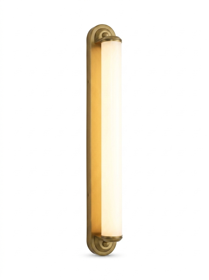 Modern LED Wall Sconce Dimmable Tube Design — studio white