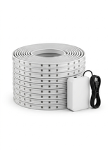 Permanent Outdoor RGBIC Smart Eave Lighting Kit — studio white