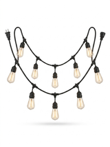 Outdoor String Lights with Edison Bulbs — studio white