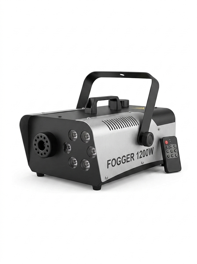 1200W Fog Machine with RGB LED Lights — studio white