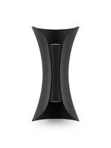 Modern Curved LED Wall Sconce — studio white
