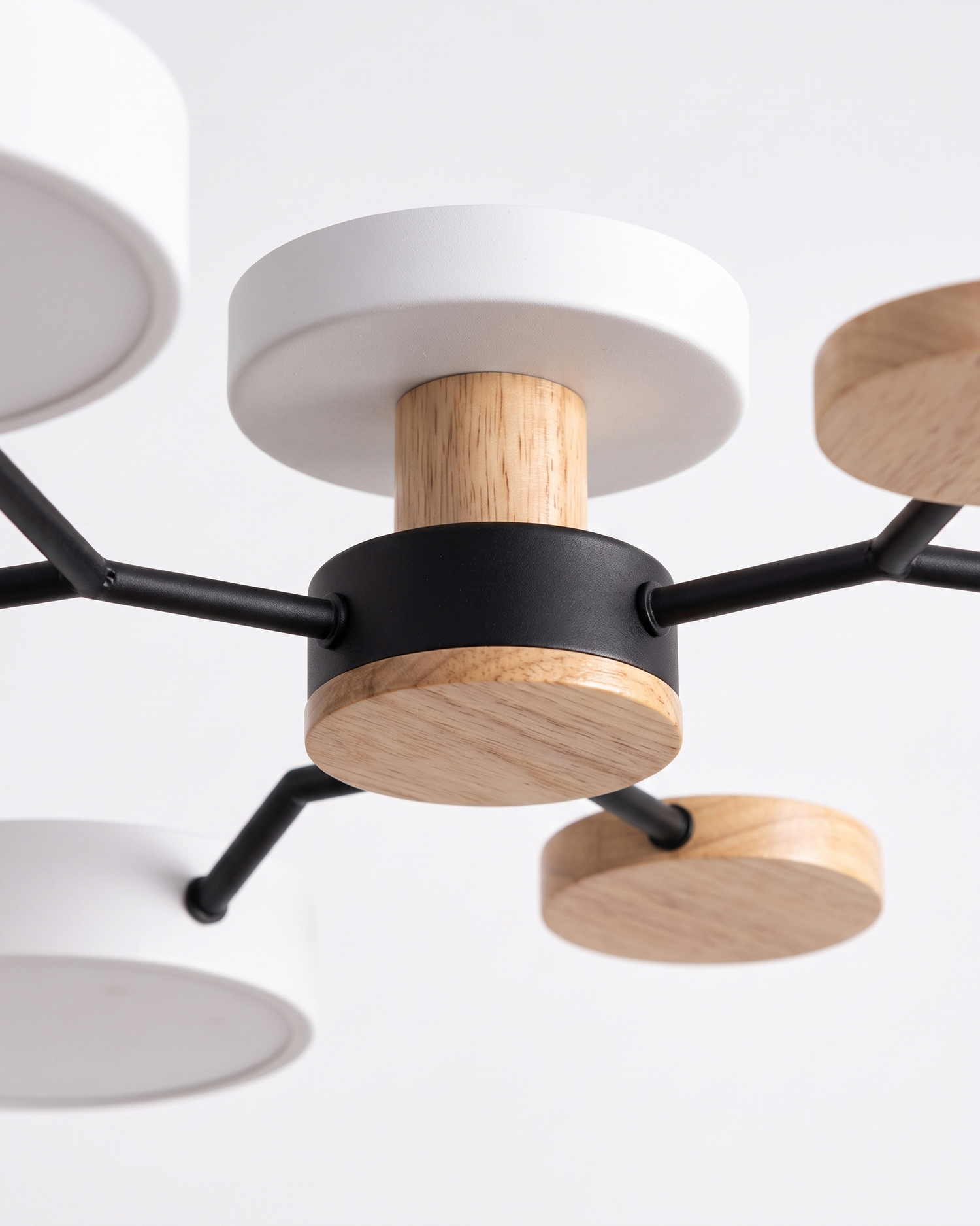 Circa central ceiling mount hub, close-up on white