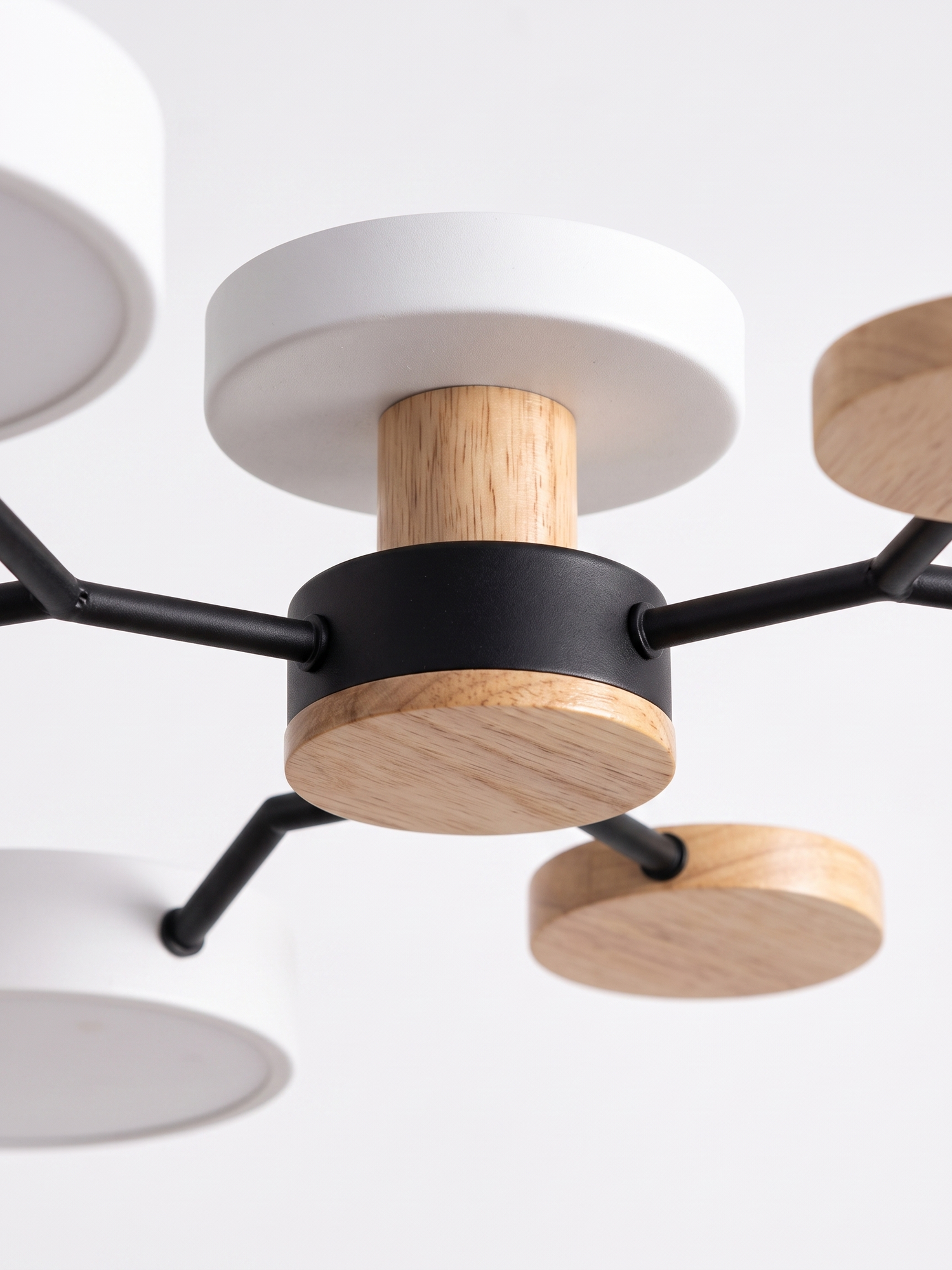 Circa central ceiling mount hub, close-up on white
