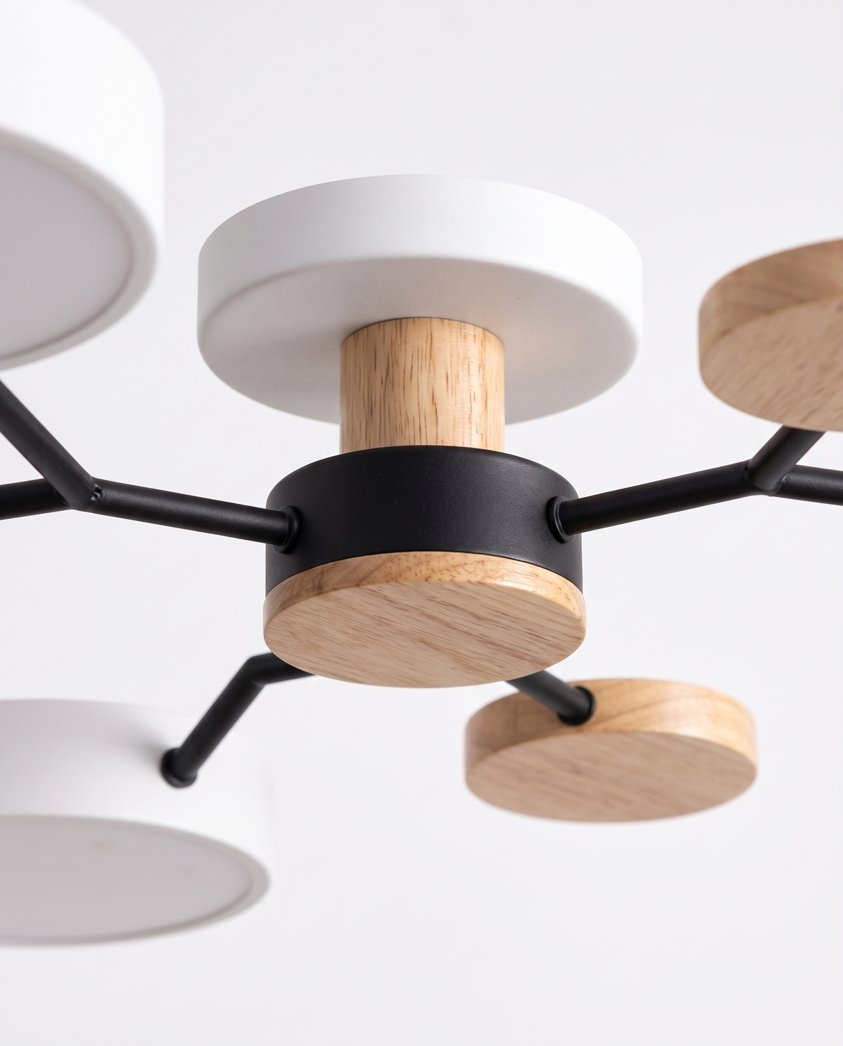 Circa central ceiling mount hub, close-up on white