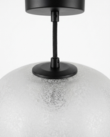 Runa outdoor pendant canopy and cord detail — studio white