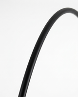 Dara arc lamp sweeping black arc rod detail — studio white