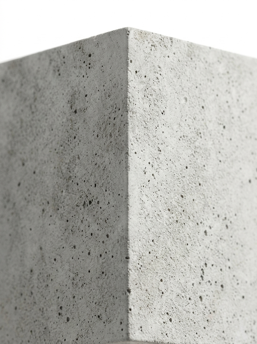 Macro of the raw cast concrete surface texture