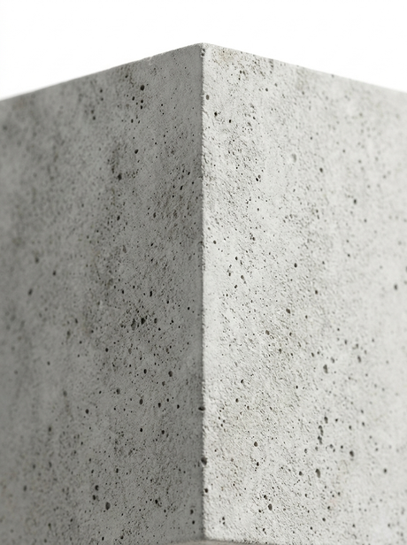 Macro of the raw cast concrete surface texture