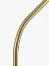 Cyra curved brass arm close-up