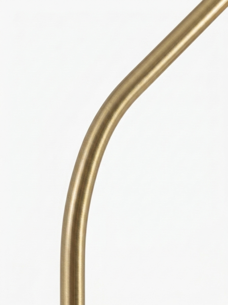 Cyra curved brass arm close-up