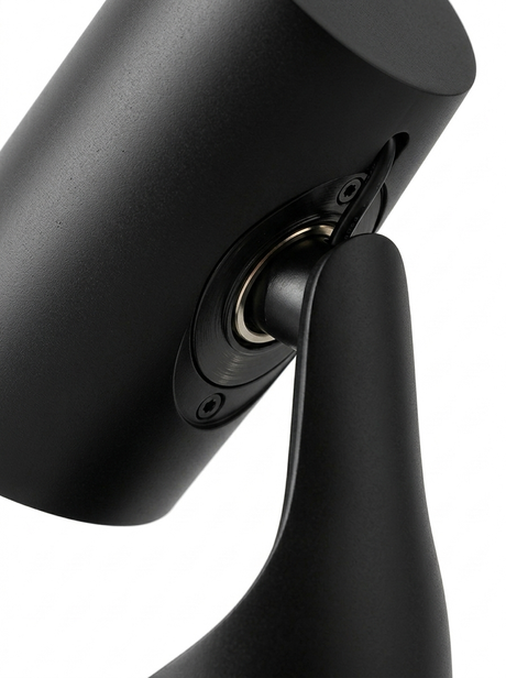 Halo desk lamp pivot joint close-up