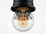 Doria vintage Edison filament bulb macro close-up