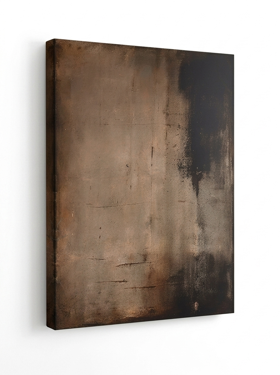 Esker abstract canvas gallery-wrapped unframed — studio