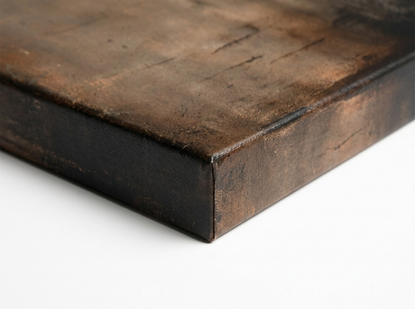 Esker gallery-wrapped edge profile close-up