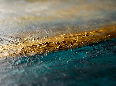 Havre glowing golden horizon detail close-up