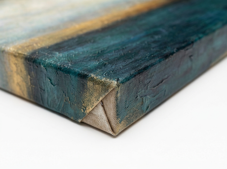 Havre gallery-wrapped edge profile close-up