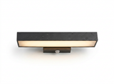 Nyla outdoor sconce front view — studio