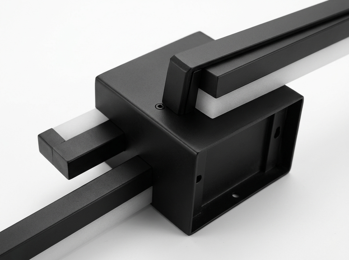 Orla central backplate and staggered bars close-up
