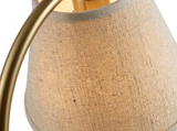 Elio natural linen cone shade texture close-up