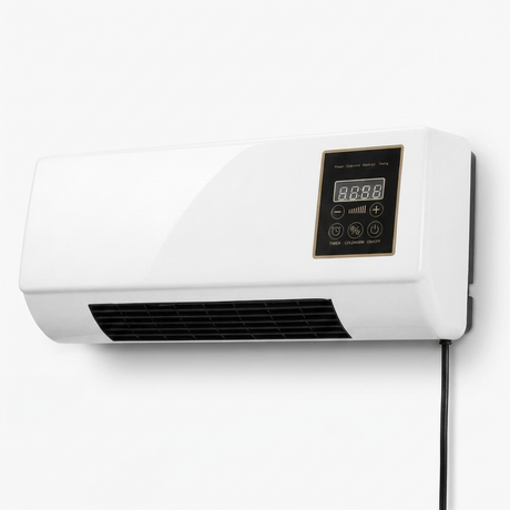 Vento wall-mounted mini air conditioner and heater — studio white