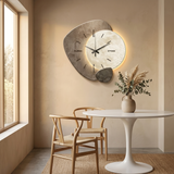 Lunara moon clock on a wall
