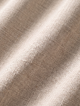 Linden curtains, linen weave close-up