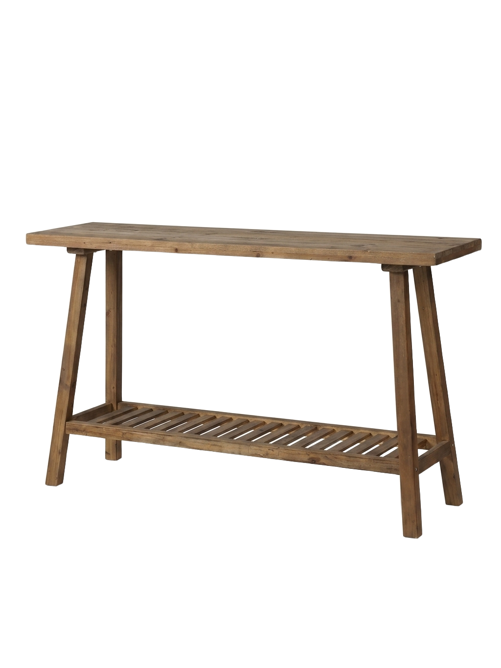 Rowan reclaimed wood console table — studio white