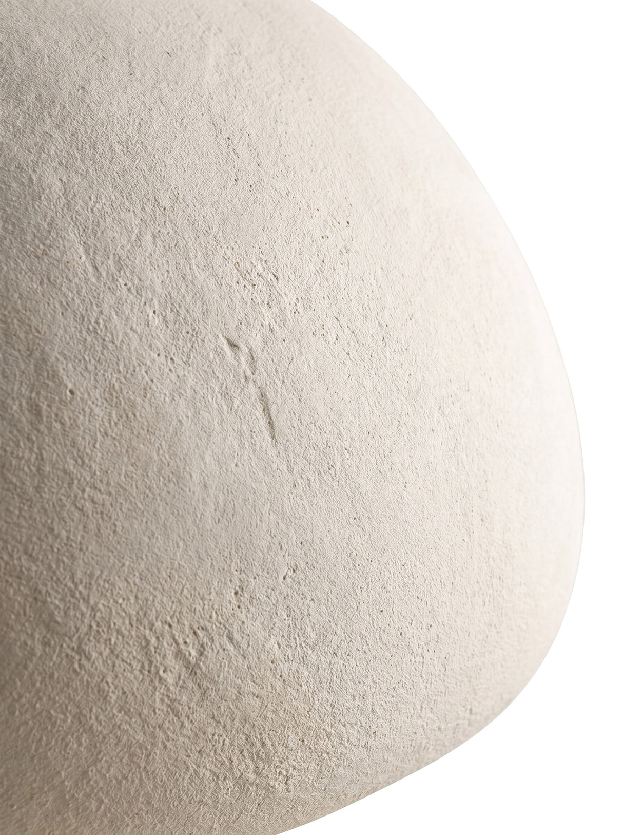 Close-up of the handcrafted matte resin surface texture