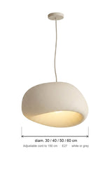 Saku pendant dimensions diagram