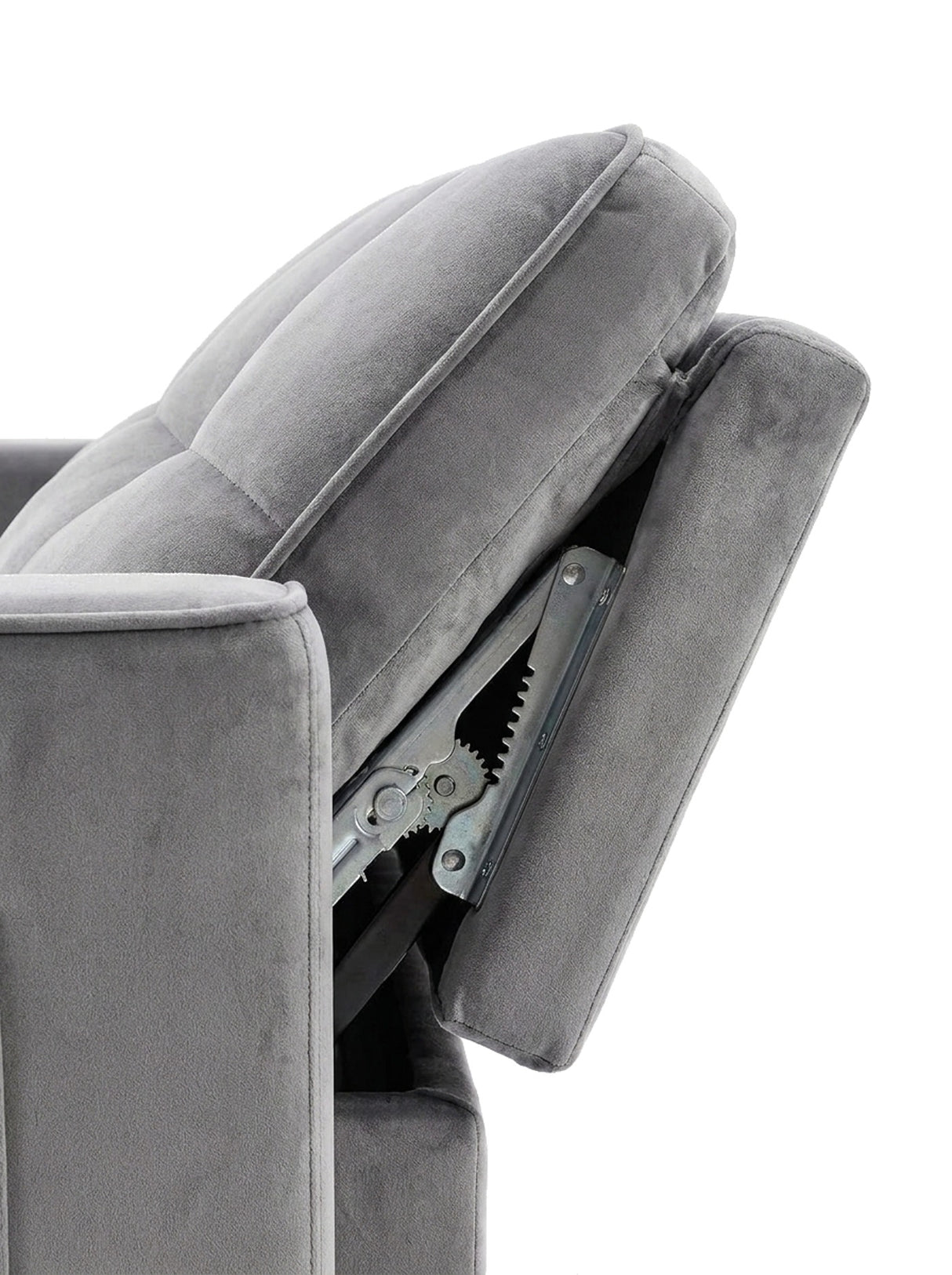 Sonno adjustable folding backrest — three-quarter rear view